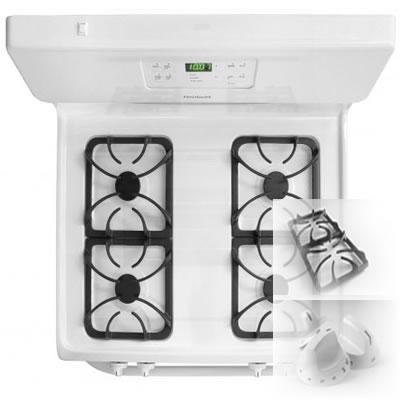  Frigidaire 30-inch Freestanding Gas Range FFGF3021LW IMAGE 2