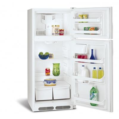 Frigidaire 28-inch, 14.8 cu. ft. Top Freezer Refrigerator FRT15B3AW IMAGE 2