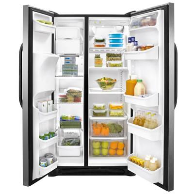  Frigidaire 36-inch, 26 cu. ft. Side-by-Side Refrigerator with Ice and Water FFHS2611LS IMAGE 2