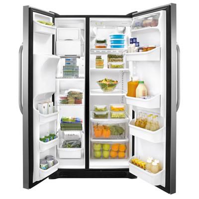  Frigidaire 36-inch, 26 cu. ft. Side-by-Side Refrigerator with Ice and Water FFHS2612LS IMAGE 2