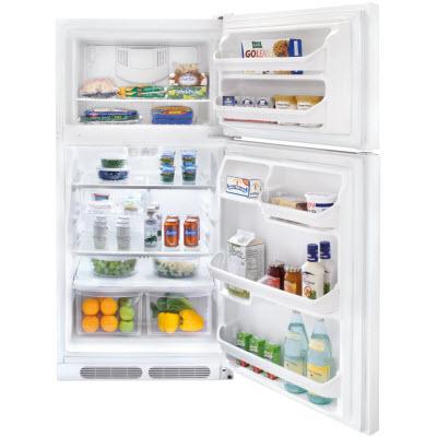  Frigidaire 28-inch, 14.8 cu. ft. Top Freezer Refrigerator FFHT1515LW IMAGE 2