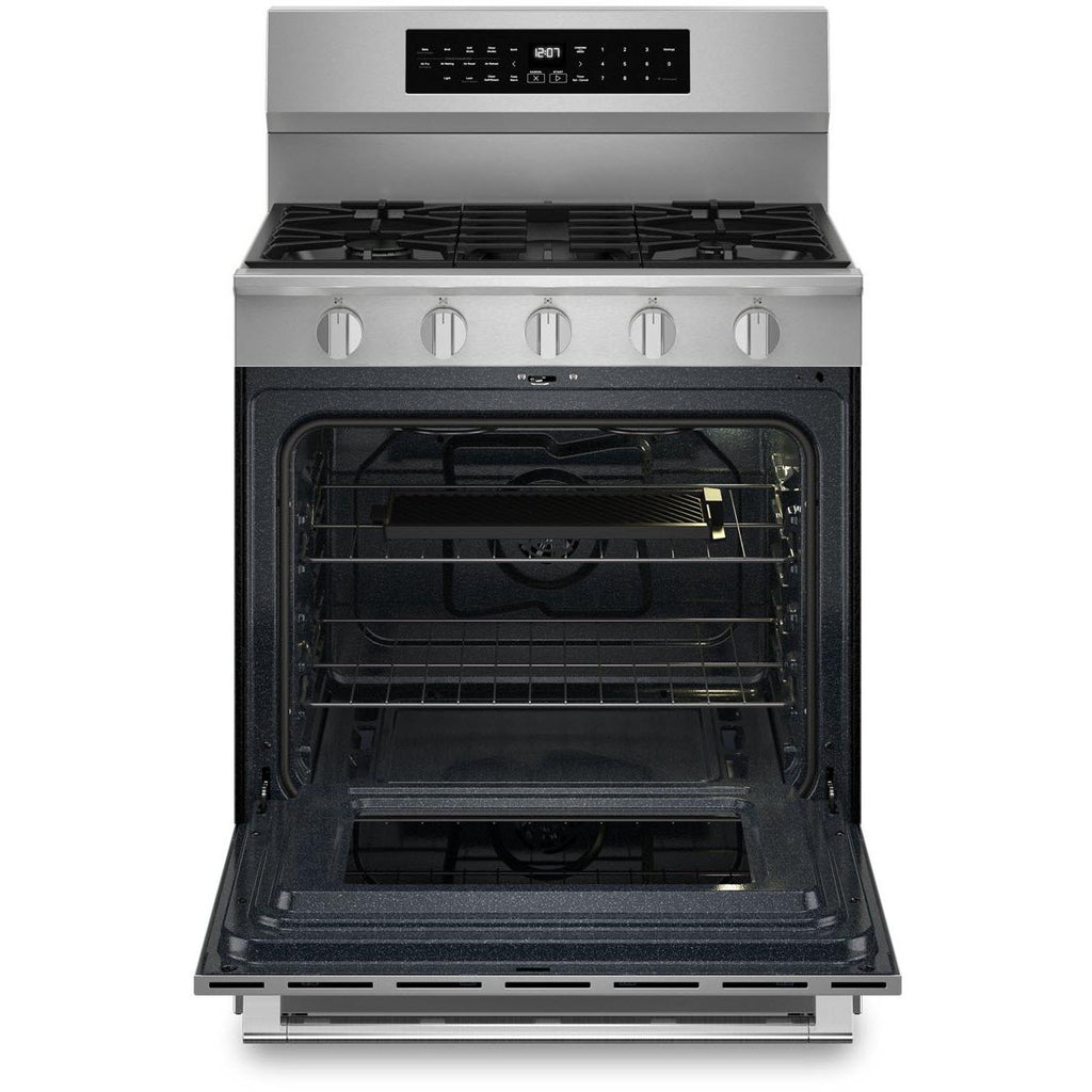  Maytag 30-inch Freestanding Gas Range with Convection Technology MFGS8030RZ IMAGE 2