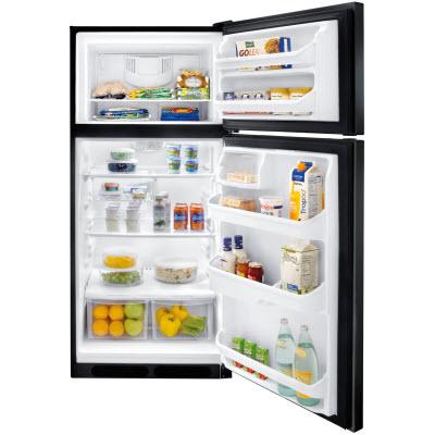  Frigidaire 28-inch, 16.5 cu. ft. Top Freezer Refrigerator FFHT1715LB IMAGE 2