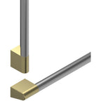 Fisher & Paykel Professional Round Flush Handle Kit for Integrated Refrigerator Freezer, 36" AHP3RD3684WBA IMAGE 2