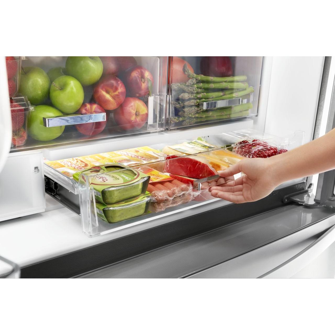  Whirlpool 36-inch, 23.8 cu. ft. Counter-Depth French 3-Door Refrigerator WRFC9636RV IMAGE 11