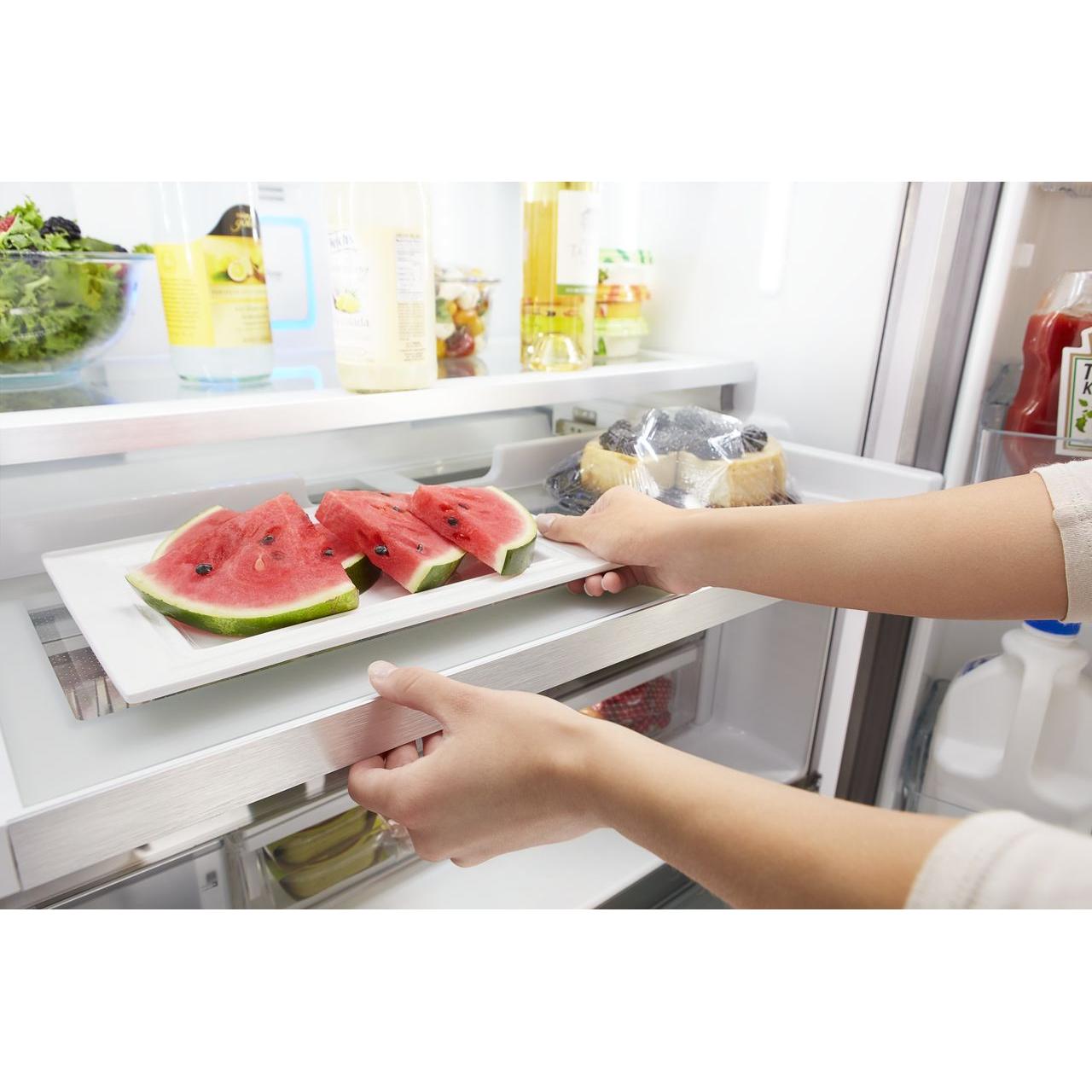  Whirlpool 36-inch, 23.8 cu. ft. Counter-Depth French 3-Door Refrigerator WRFC9636RZ IMAGE 11