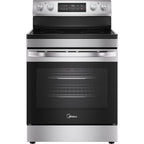  Midea 30-inch, 6.3 Cu.Ft. Free Standing Electric Range MER30B14ASTC IMAGE 1