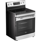  Midea 30-inch, 6.3 Cu.Ft. Free Standing Electric Range MER30B14ASTC IMAGE 9