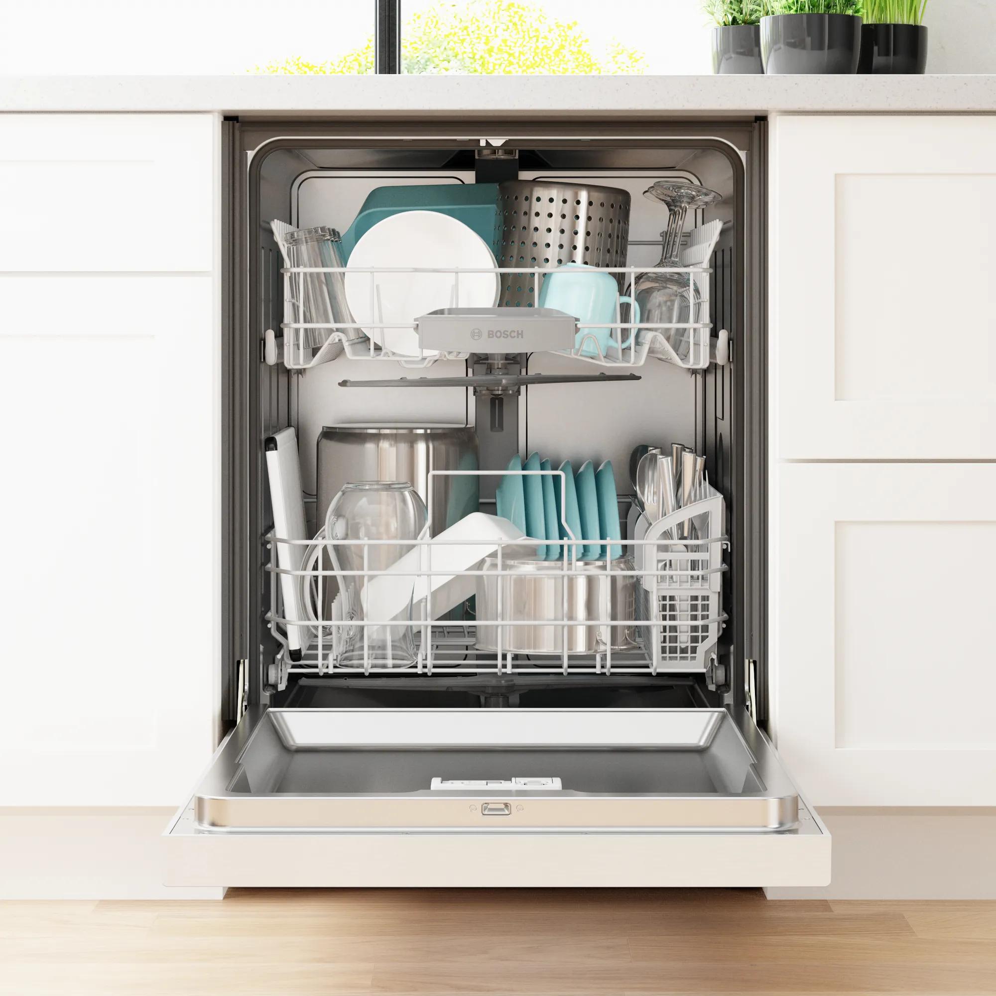  Bosch 24-inch 300 Series Dishwasher with anti-fingerprint SHE41CM2N IMAGE 15