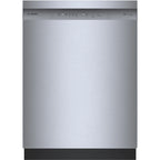  Bosch 24-inch 300 Series Dishwasher with anti-fingerprint SHE41CM5N IMAGE 1