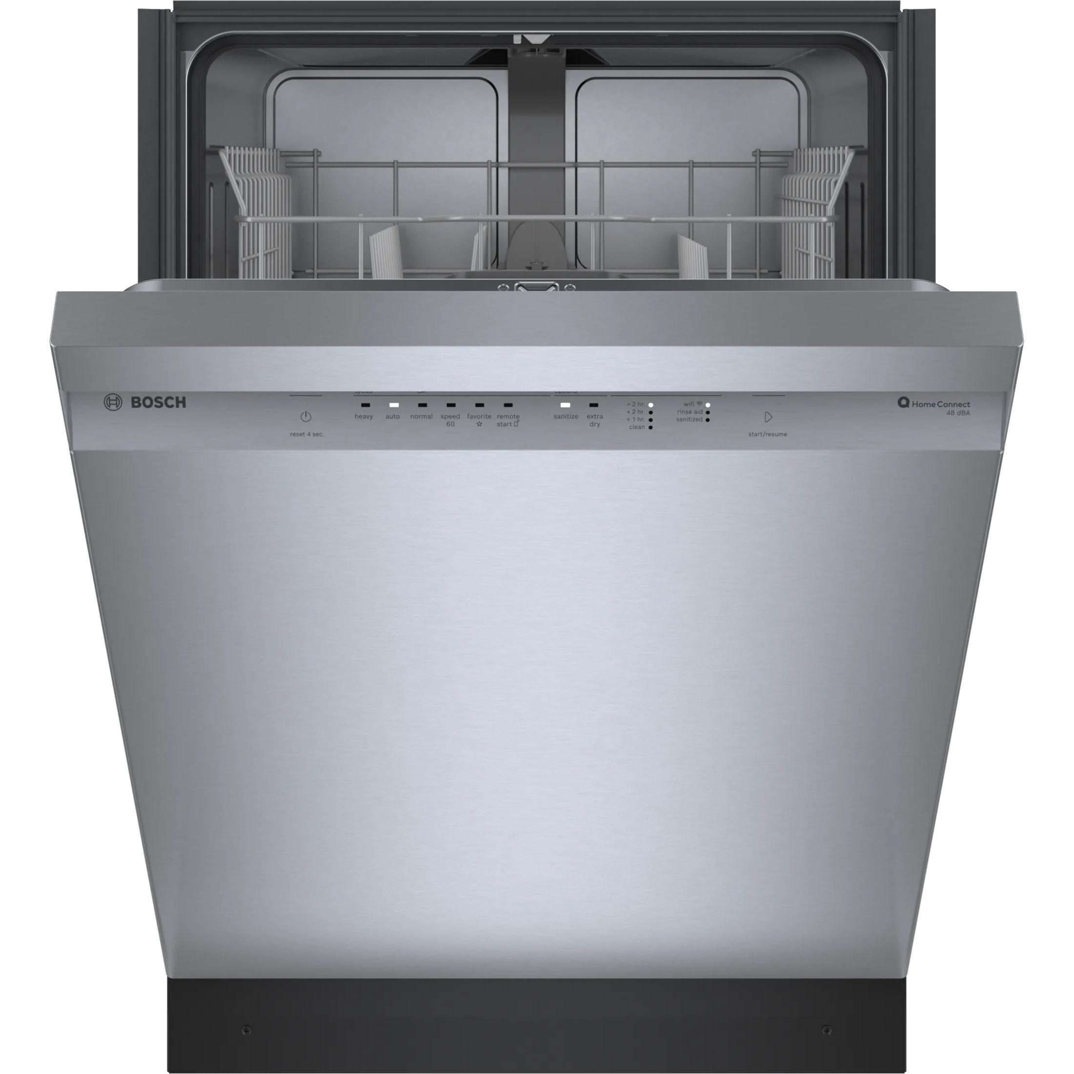  Bosch 24-inch 300 Series Dishwasher with anti-fingerprint SHE41CM5N IMAGE 2