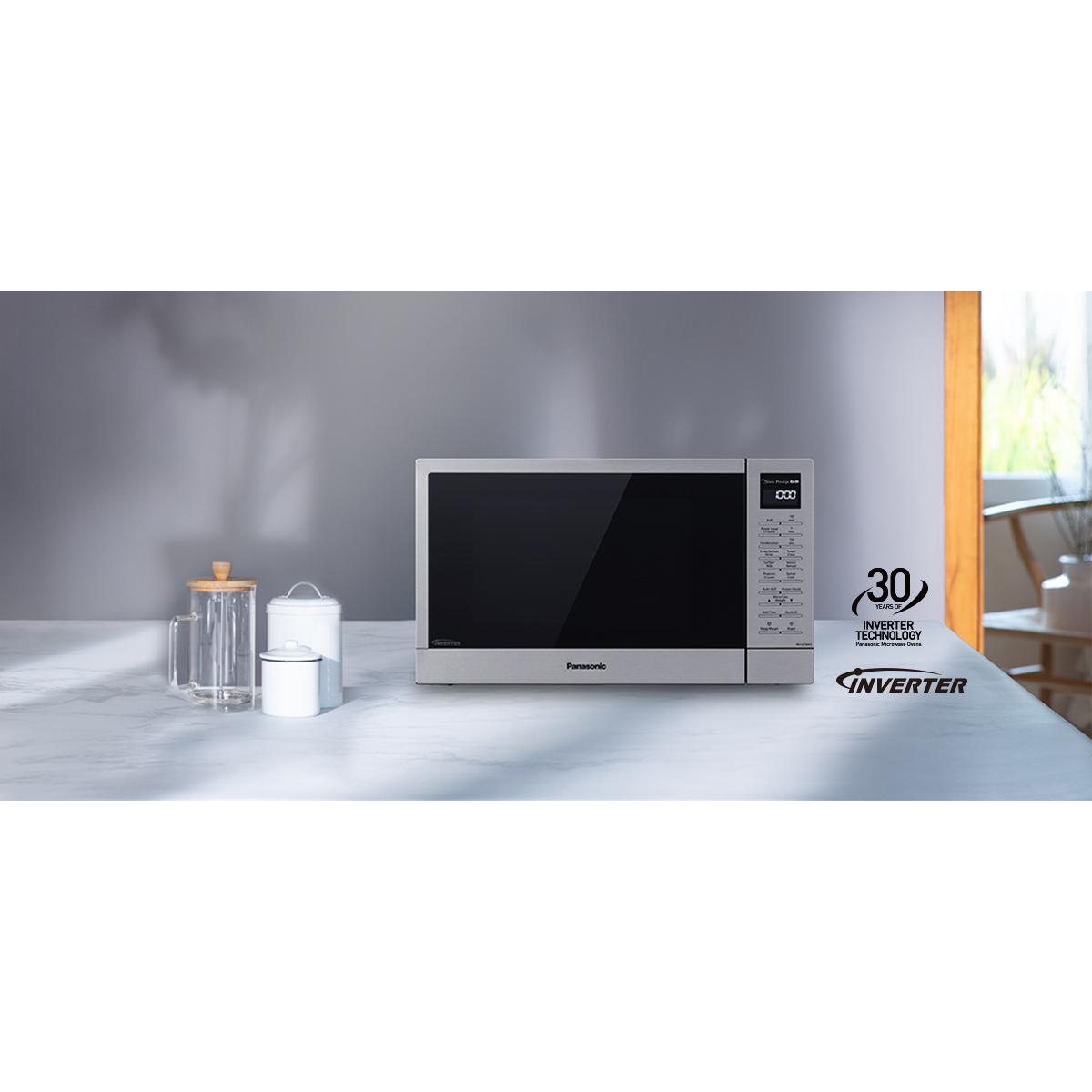  Panasonic 1.1 cu. ft. Countertop Microwave Oven with Inverter Technology NN-GT69KSC IMAGE 4