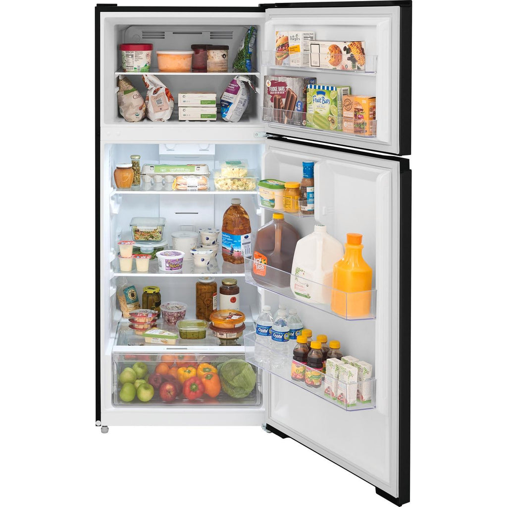  Frigidaire 27 9/16-inch, 16 cu. ft. Freestanding Top Freezer Refrigerator FRTE1622AB IMAGE 2