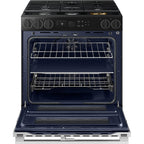  Samsung 30-inch Slide-in Dual Fuel Range with Wi-Fi NSY6DG8550SRAC IMAGE 2