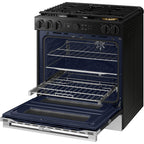  Samsung 30-inch Slide-in Dual Fuel Range with Wi-Fi NSY6DG8550SRAC IMAGE 8