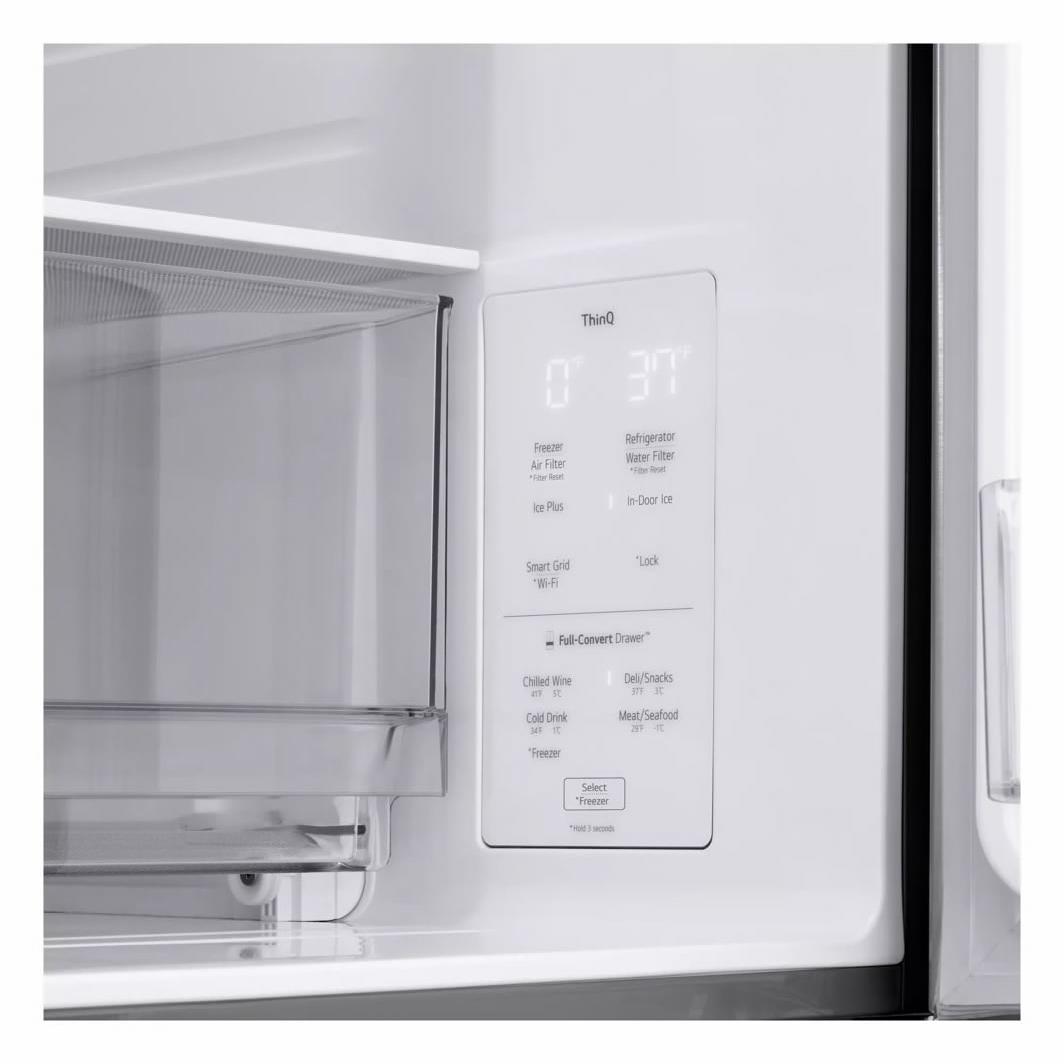  LG 29-inch 28.6 cu. ft. French 4-Door Refrigerator with Smart InstaView® LF29S8365S IMAGE 6