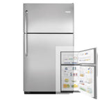  Frigidaire 30-inch, 20.5 cu. ft. Top Freezer Refrigerator FFHT2142LS IMAGE 2