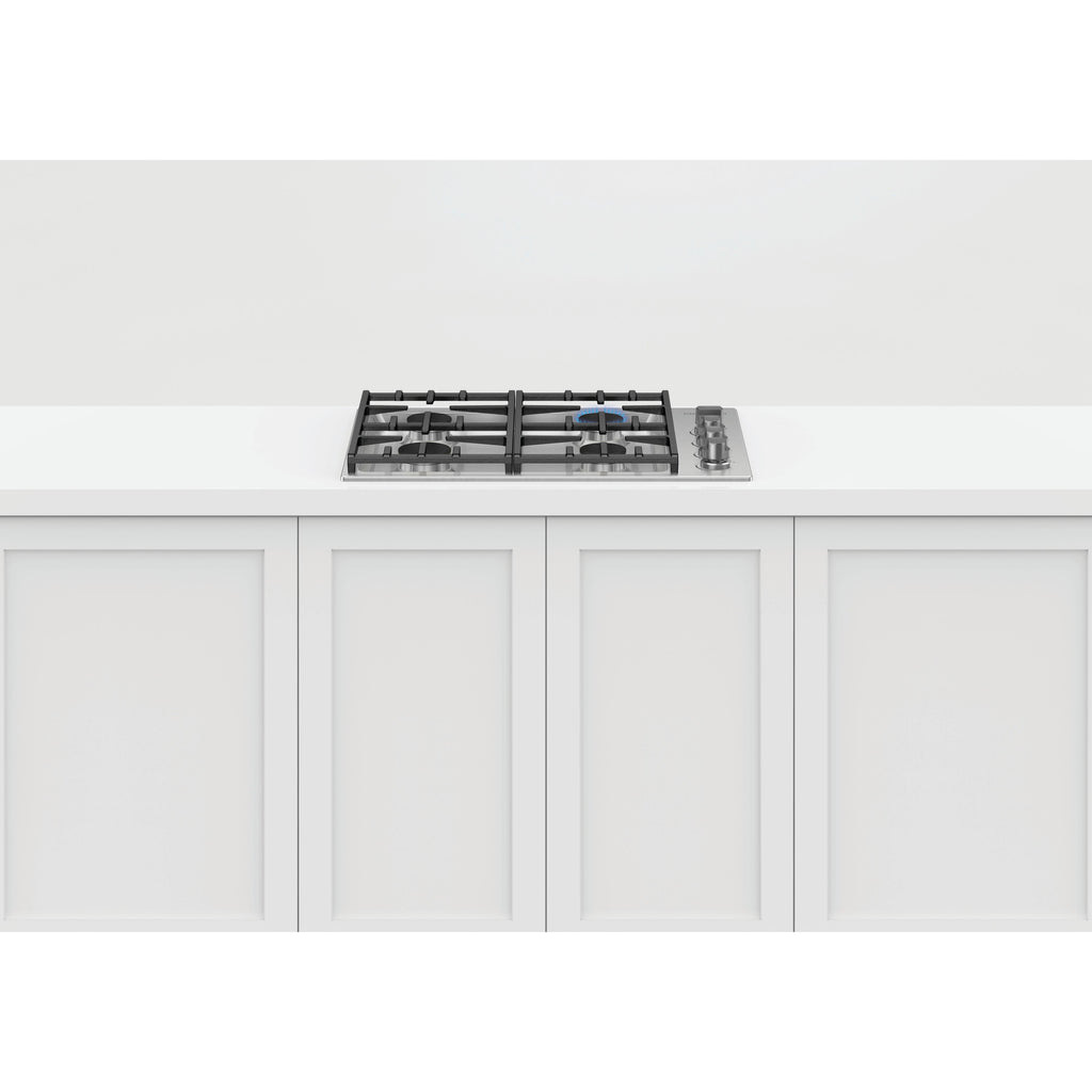  Fisher & Paykel 30-inch Built-in Gas Cooktop with 4 Burners CDV3304HNBF IMAGE 2