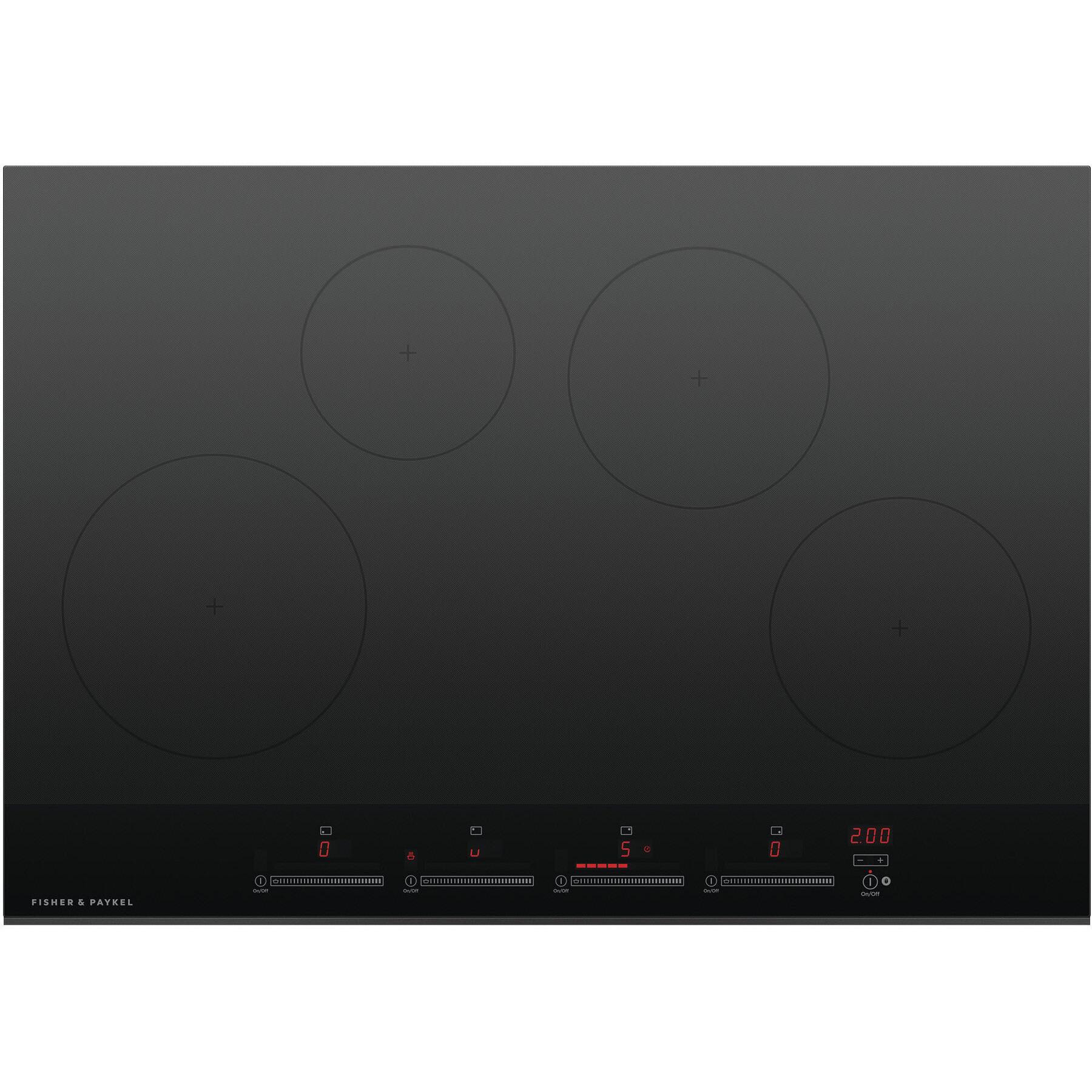  Fisher & Paykel 30-inch Built-in Electric Induction Cooktop with 4 Cooking Zones CI304DTB4BF IMAGE 1