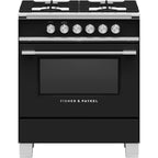  Fisher & Paykel 30-inch Freestanding Gas Range with AeroTech™ Technology OR30SCG4B1BF IMAGE 1
