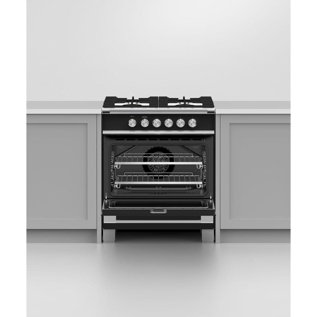  Fisher & Paykel 30-inch Freestanding Gas Range with AeroTech™ Technology OR30SCG4B1BF IMAGE 5