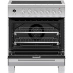  Fisher & Paykel 30-inch Freestanding Electric Induction Range with Self-Cleaning Oven OR30SDI6X1BF IMAGE 2