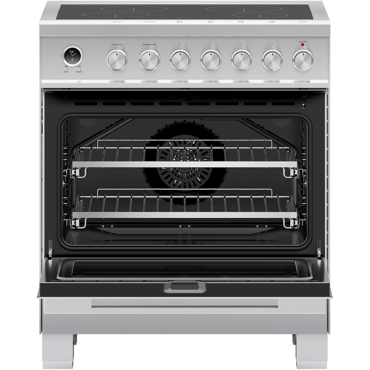  Fisher & Paykel 30-inch Freestanding Electric Induction Range with Self-Cleaning Oven OR30SDI6X1BF IMAGE 2