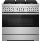  JennAir Noir 36-inch Professional-Style Dual-Fuel Range JDRP436HMBF IMAGE 1