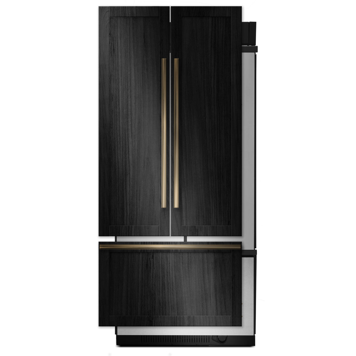  JennAir 36-inch, 20.8 cu. ft. Built-in French 3-Door Refrigerator with Interior Ice Maker JF36NXFXDEBF IMAGE 1