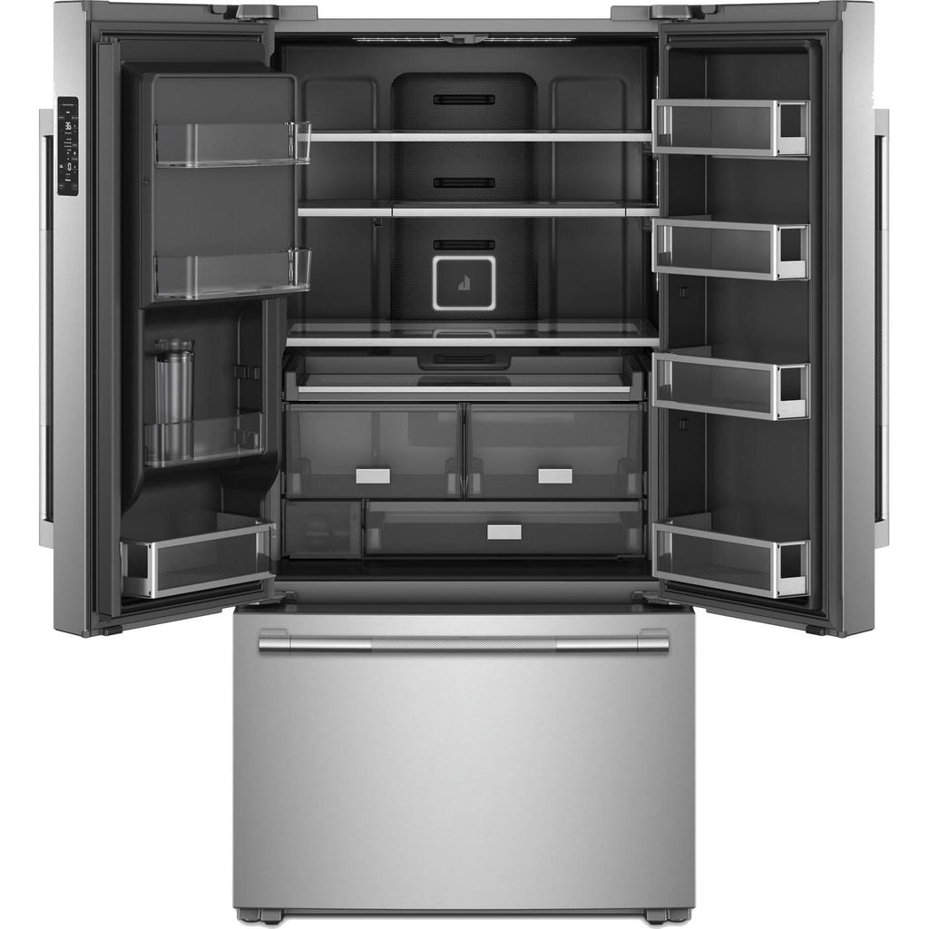  JennAir 36-inch Counter-Depth French 3-Door Refrigerator with Twin Fresh™ Climate Control System JFFCC72EHLBF IMAGE 2