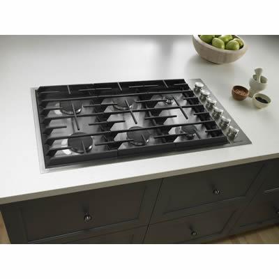  JennAir 36-inch Built-In Gas Cooktop JGC7636BSBF IMAGE 5