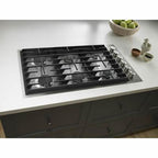  JennAir 36-inch Built-In Gas Cooktop JGC7636BSBF IMAGE 5