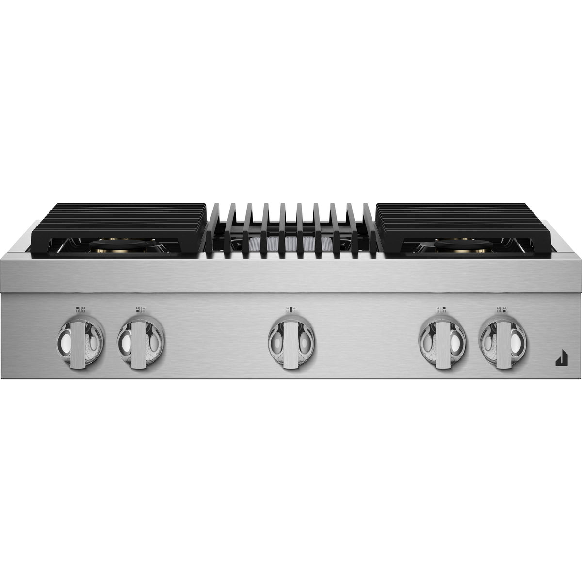  JennAir Noir 36-inch Gas Rangetop with Gas Grill JGCP636HMBF IMAGE 1