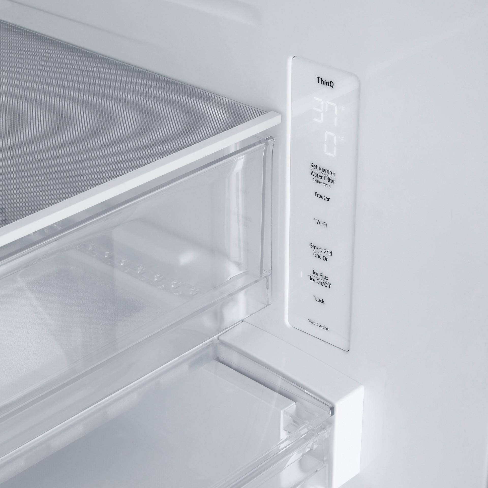 LG 33-inch 24.5 cu. ft. 3-door french door refrigerator LF25S6330D IMAGE 6