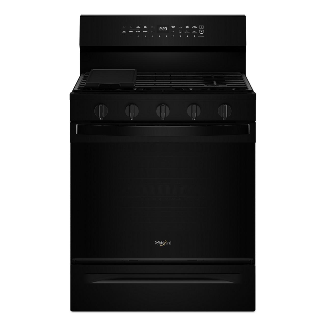  Whirlpool 30-inch Freestanding Gas Range with Air Fry Technology WFGS7530RB IMAGE 1