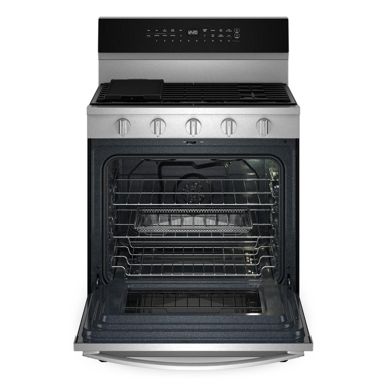  Whirlpool 30-inch Freestanding Gas Range with Air Fry Technology WFGS7530RZ IMAGE 3