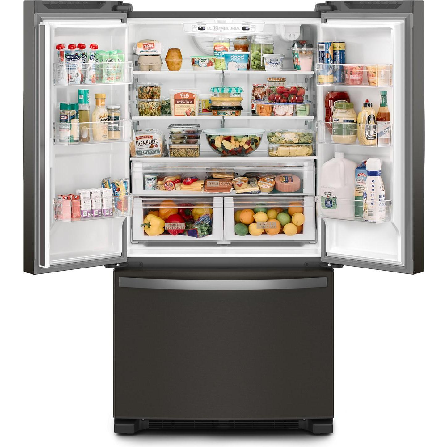  Whirlpool 36-inch French 3-Door Refrigerator WRFC2036RV IMAGE 3