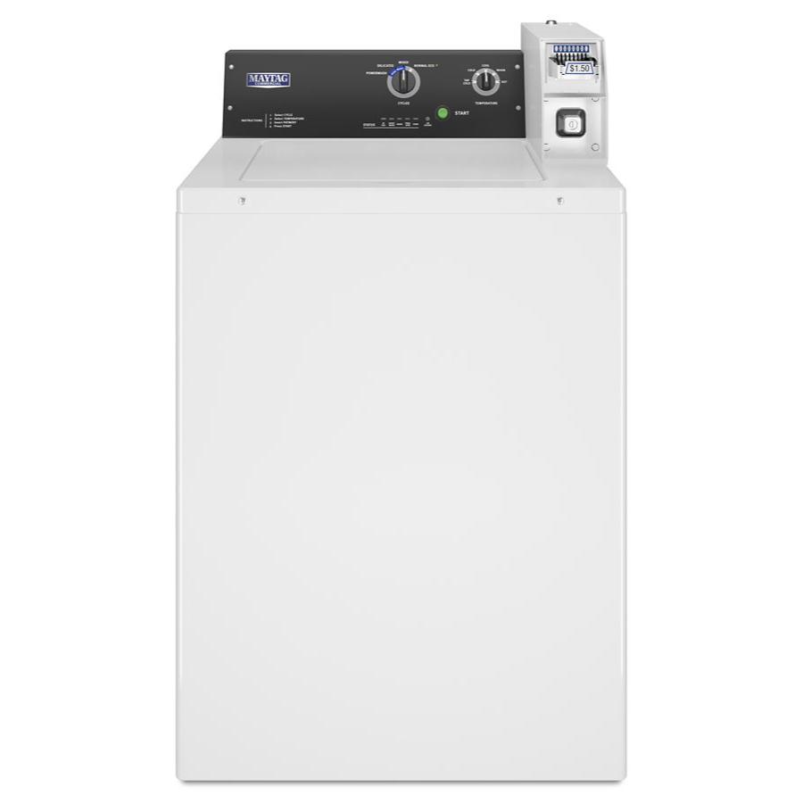  Maytag Commercial Laundry Coin Top Loading Commercial Washer MAT23CSAWW IMAGE 1
