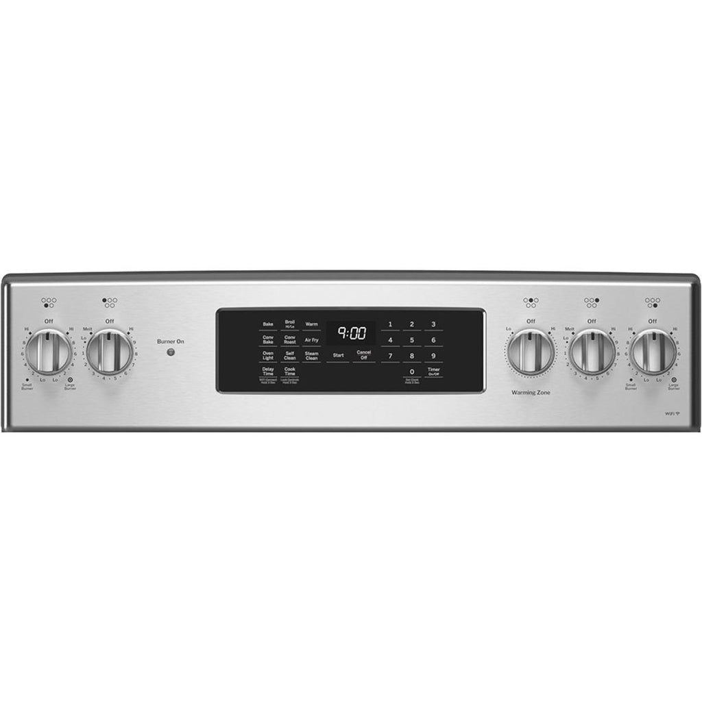  GE Profile 30-inch Freestanding Electric Range with True Convection Technology PCB900YVFS IMAGE 5