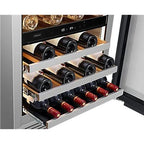  Dacor 41-Bottle Wine Cellar with 2 Zones DRW24G7500APDA IMAGE 3