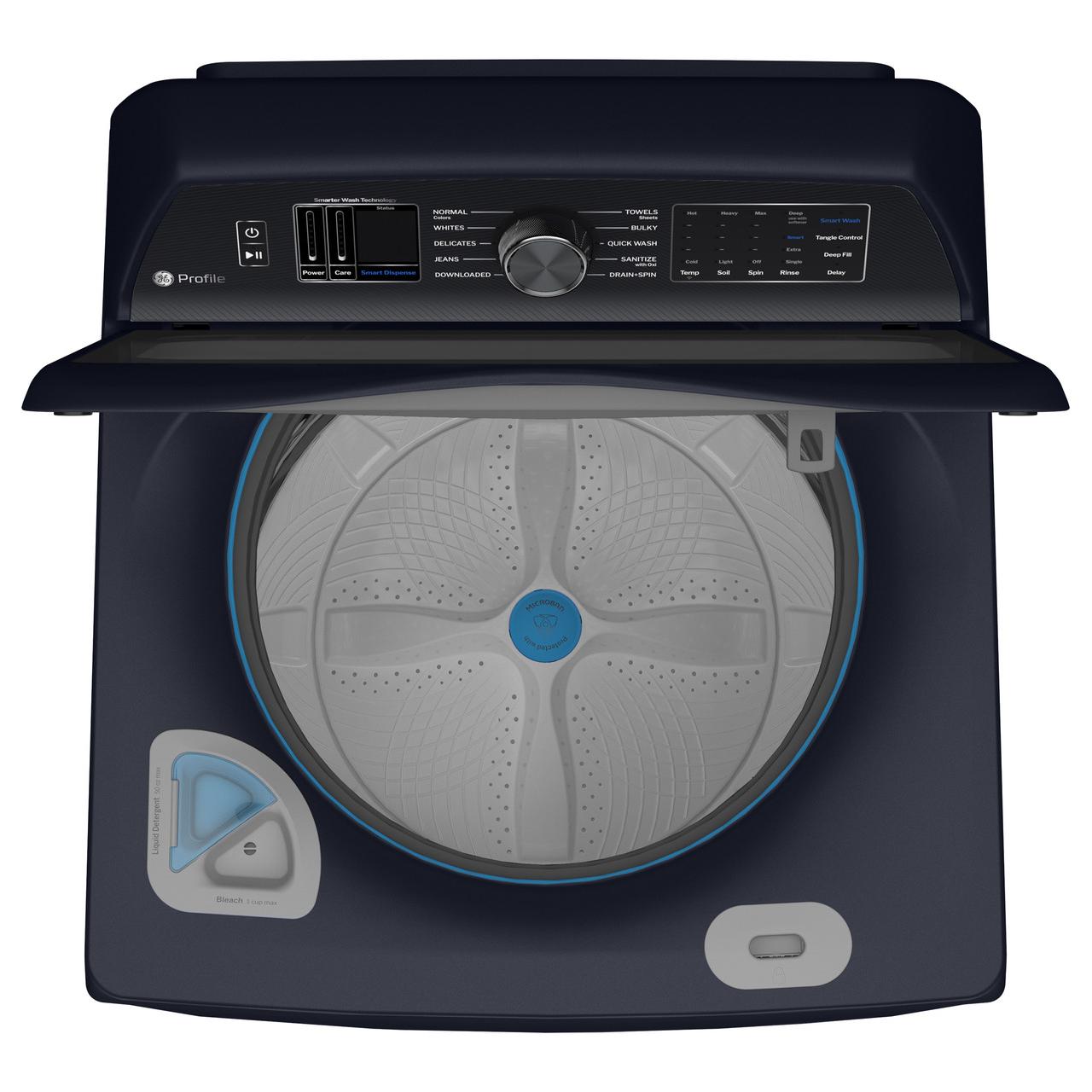  GE Profile Washer with Smarter Wash Technology and Adaptive SmartDispense PTW800BPWRS IMAGE 2