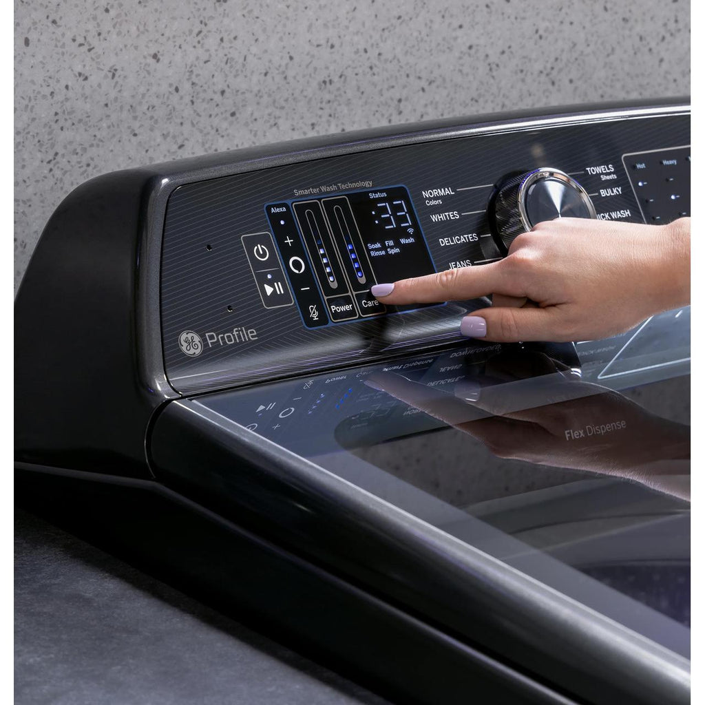  GE Profile Washer with Smarter Wash Technology and Adaptive SmartDispense PTW800BPWRS IMAGE 7