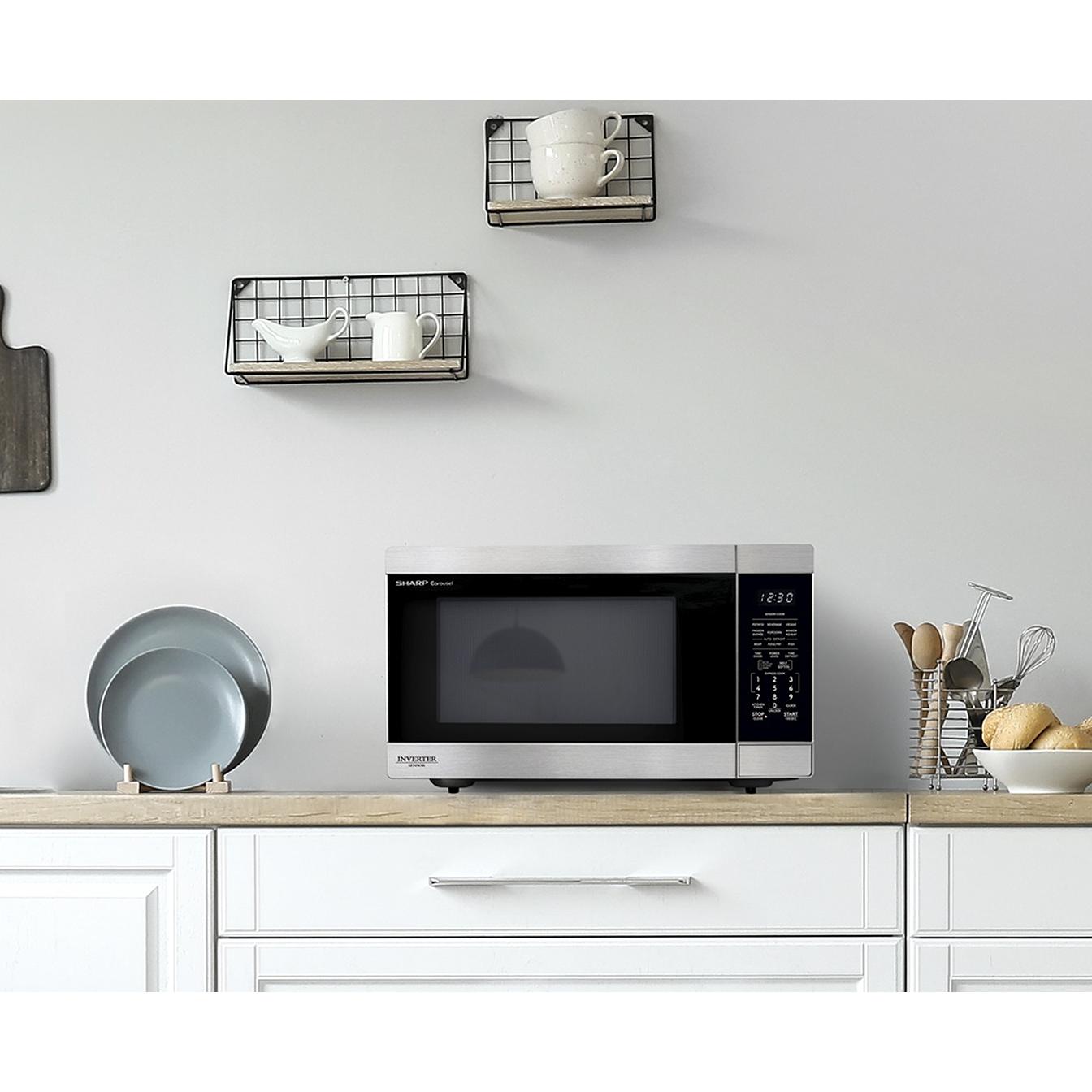  Sharp 24.4-inch, 2.2 cu. ft. Countertop Microwave Oven SMC2264KSC IMAGE 7