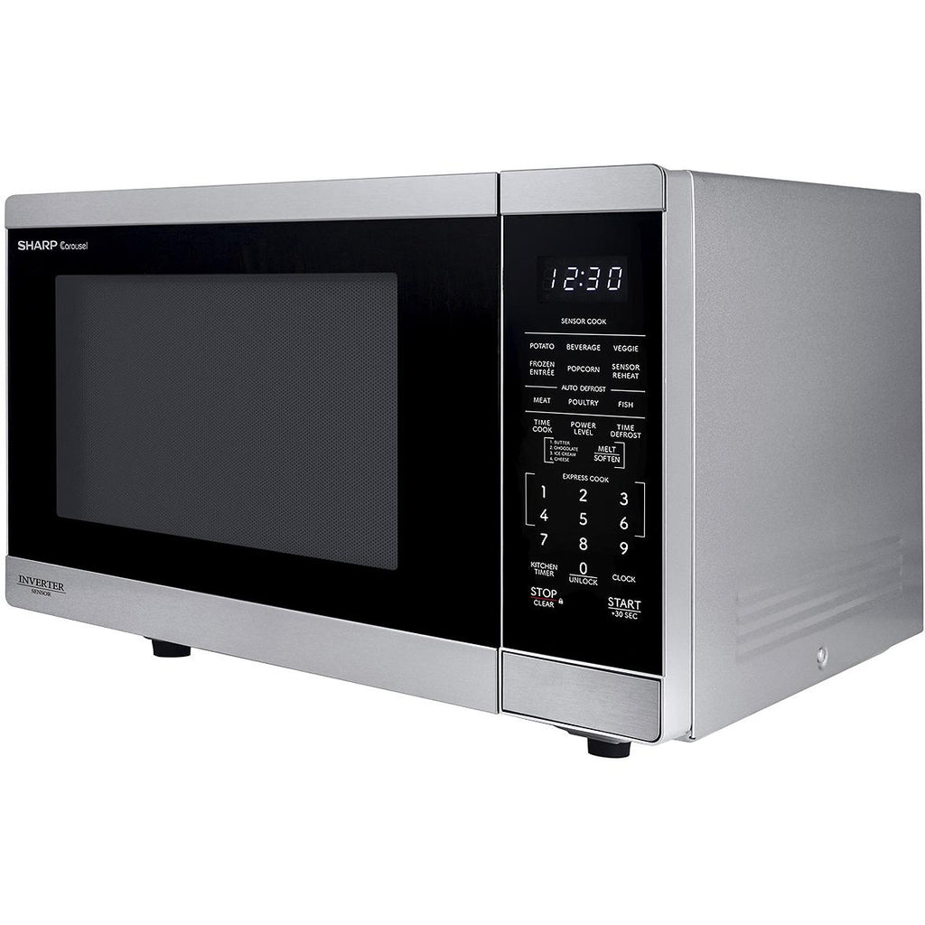  Sharp 20.4-inch, 1.4 cu. ft. Countertop Microwave Oven SMC1464KSC IMAGE 3