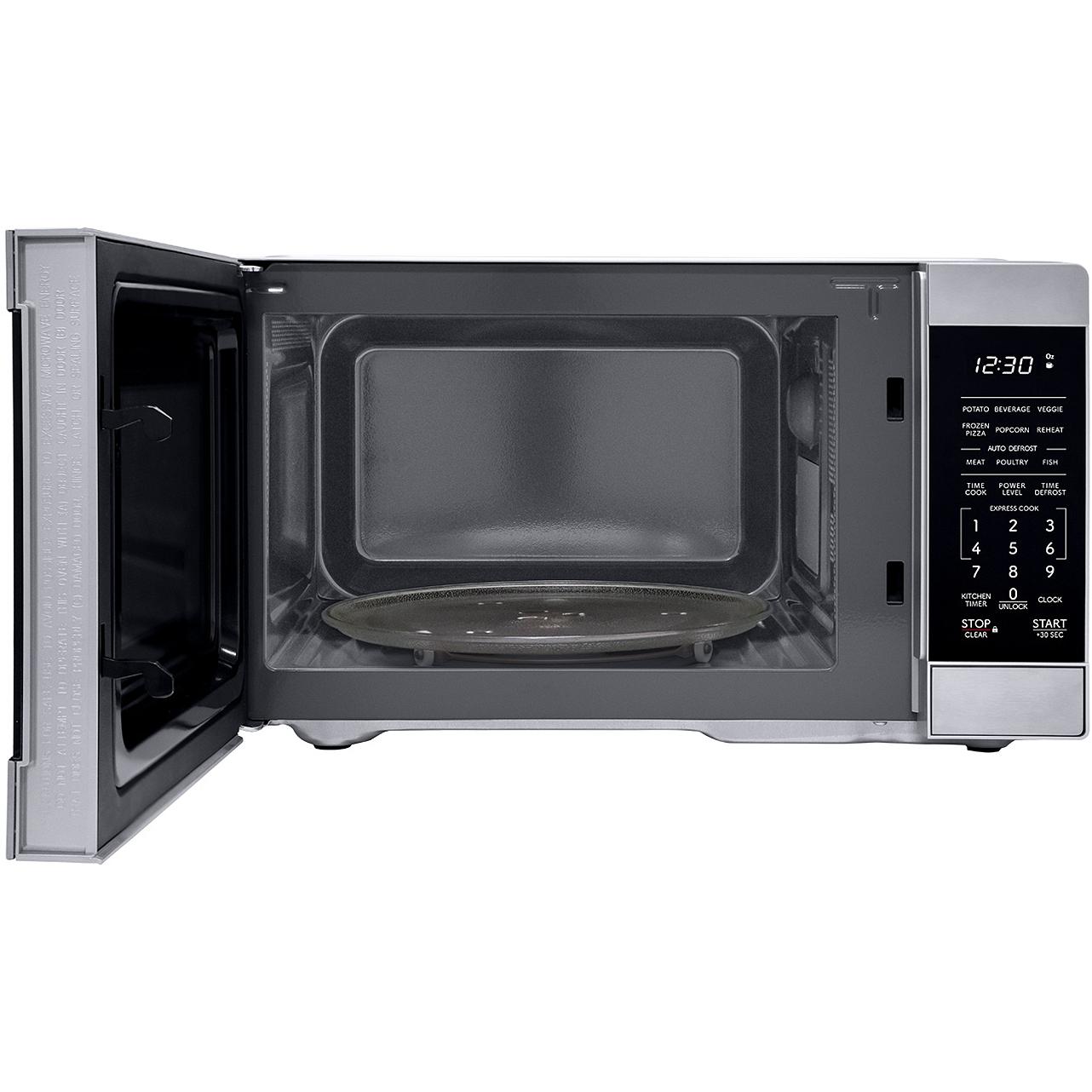  Sharp 18.6-inch, 0.9 cu. ft. Countertop Microwave Oven SMC0962KSC IMAGE 2