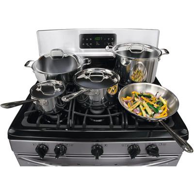  Frigidaire 30-inch Freestanding Gas Range DGGF3042KF IMAGE 2