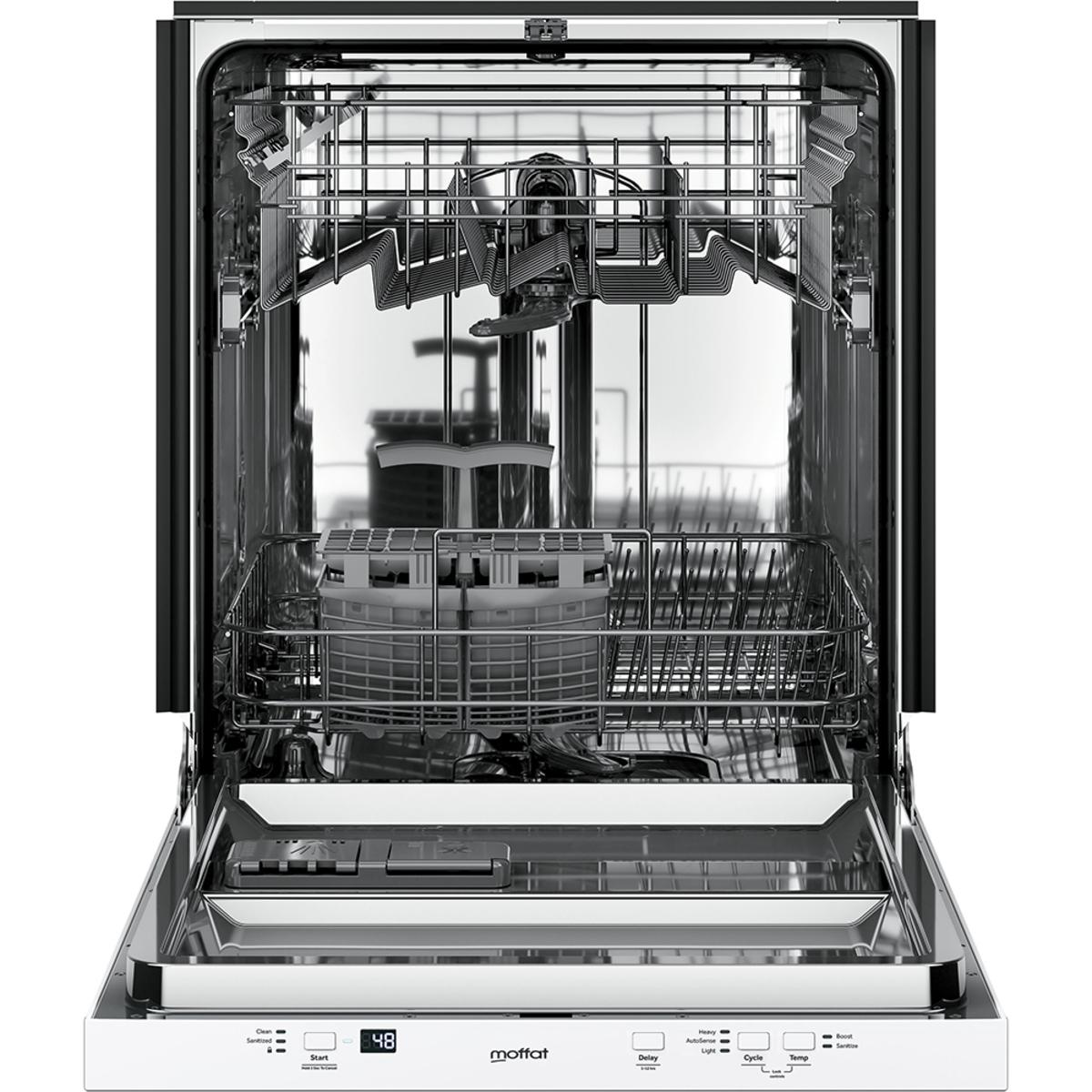  Moffat 24-inch Built-in Dishwasher with Sanitize MBT425SGVWW IMAGE 3