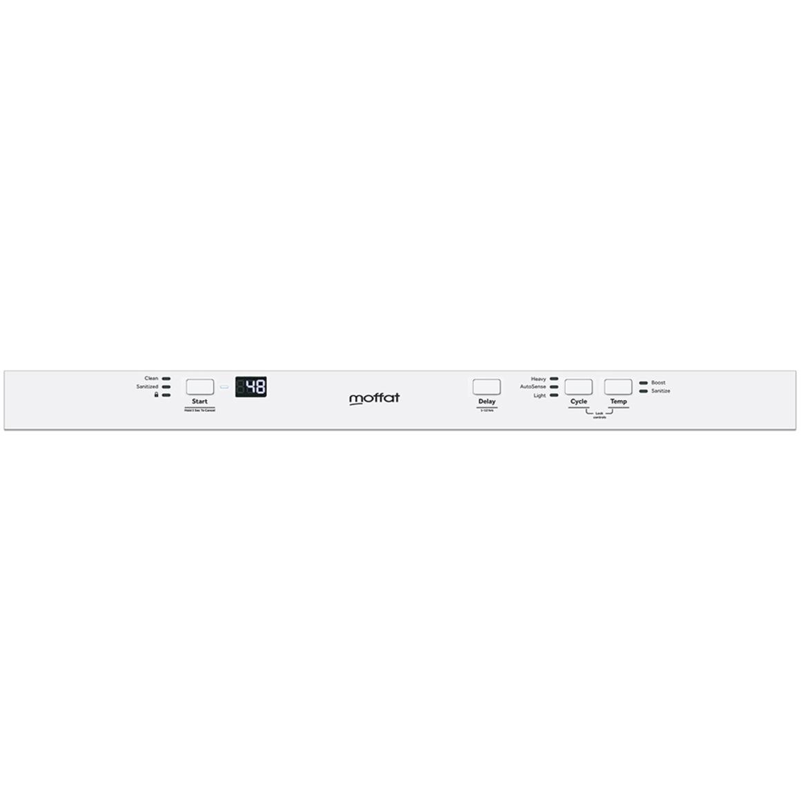  Moffat 24-inch Built-in Dishwasher with Sanitize MBT425SGVWW IMAGE 4