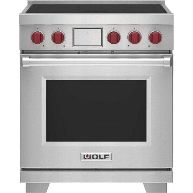 Wolf 30-inch Freestanding Induction Range IR30451/S/P IMAGE 1