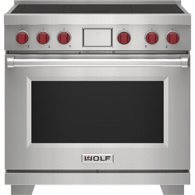  Wolf 36-inch Freestanding Induction Range IR36551/S/P IMAGE 1
